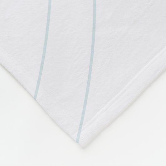 Persoonlijke naam Fleece Blanket (Hoek)