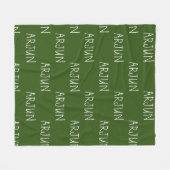 Persoonlijke naam Fleece Blanket (Voorkant (Horizontaal))