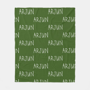 Persoonlijke naam Fleece Blanket Deken