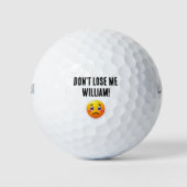 Persoonlijke naam Funny Lost Golf Balls Golfballen (Voorkant)