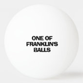 Persoonlijke naam Funny Pingpongballen (Achterkant)