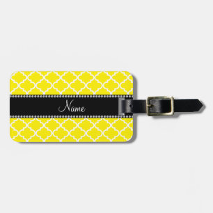 Persoonlijke naam Geel marokkaans Bagagelabel