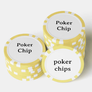 Persoonlijke naam gele chip