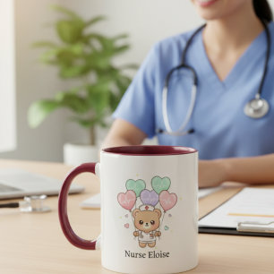 Persoonlijke naam Gezondheidszorg Held Cadeau Koffiemok