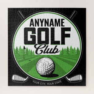 Persoonlijke NAAM Golf Professional Golfclub Spele Legpuzzel