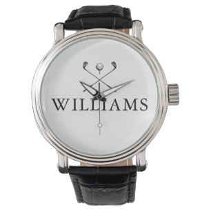 Persoonlijke naam golfclubs horloge