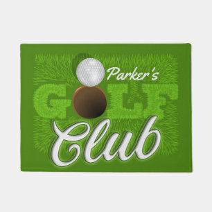 Persoonlijke NAAM Golfer Green Golf Course Club Deurmat