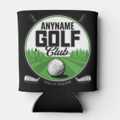 Persoonlijke NAAM Golfing Pro Golf Club Player Blikjeskoeler (Achterkant)