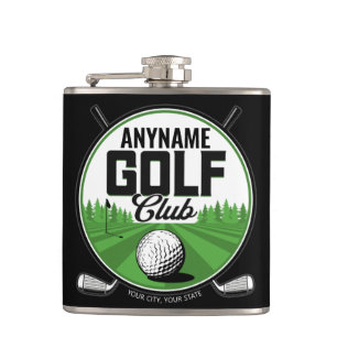 Persoonlijke NAAM Golfing Pro Golf Club Player Heupfles