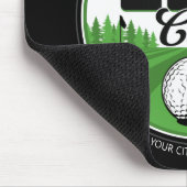 Persoonlijke NAAM Golfing Pro Golf Club Player Muismat (Hoek)