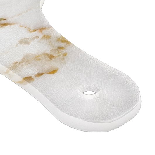 Persoonlijke naam gouden marmerpatroon Moeder verj Snijplank (Hoek)