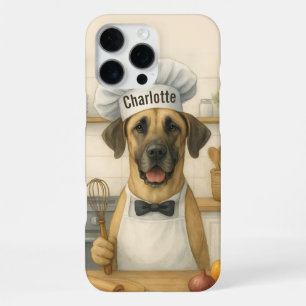 Persoonlijke naam grappige geweldige Deense hond c iPhone 16 Pro Max Hoesje