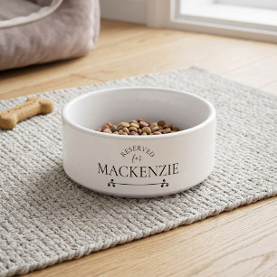 Persoonlijke naam hond en kat cadeaus voerbakje