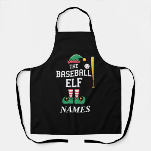 Persoonlijke Naam Honkbal Elf Familie Matching Schort