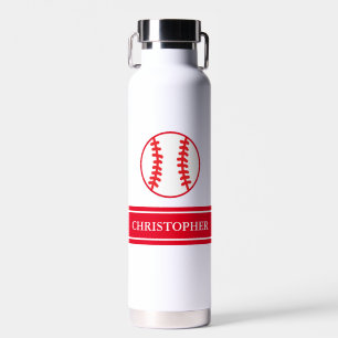 Persoonlijke naam honkbal sporten waterfles