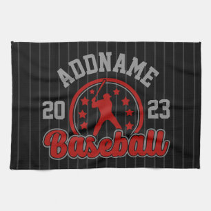 Persoonlijke NAAM Honkbalteam Speler Game Theedoek