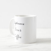 Persoonlijke naam houdt van koffie-Mok Koffiemok (Voorkant links)