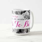 Persoonlijke naam huwelijksmok cadeau voor bruid b koffiemok (Voorkant rechts)