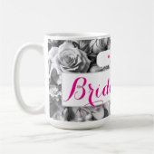 Persoonlijke naam huwelijksmok cadeau voor bruid b koffiemok (Links)