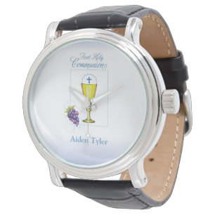 Persoonlijke naam jongen Eerste Communie Kelk, Hos Horloge