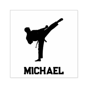 Persoonlijke naam karate / taekwondo / judo rubberstempel