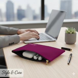 Persoonlijke naam kleine wijnliefhebber accessoire etui