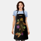 Persoonlijke naam Koi Fish Schort (Gedragen)