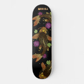 Persoonlijke naam Koi Fish Skateboard (Voorkant)