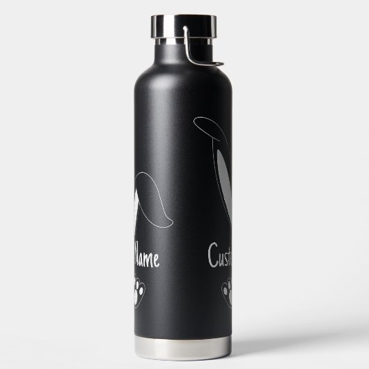 Persoonlijke naam komt overeen met Bunny Easter Waterfles (Links)