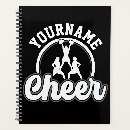 Persoonlijke naam Kop Team Varsity Cheerleader Planner (Voorkant)