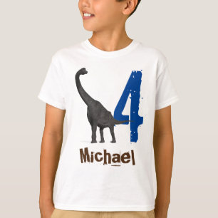 Persoonlijke naam Leeftijd Brachiosaurus T-shirt