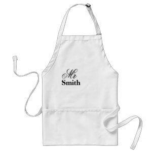 Persoonlijke naam meneer Smith Standaard Schort