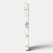 Persoonlijke naam met gouden marmer-effect Case-Mate iPhone case (Achterkant / Links)