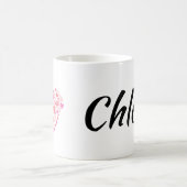 Persoonlijke naam met hart koffiemok (Center)