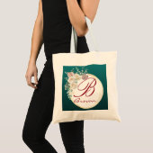 Persoonlijke naam monogram canvas tas (Voorkant (product))