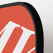 Persoonlijke naam monogram pickleball racket (Links Detail)