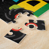 Persoonlijke naam Monsters Vrachtwagens Geschenken Legpuzzel (Zijkant)