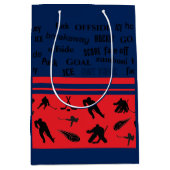 Persoonlijke naam/nummer Hockey Cadeautas (Voorkant)