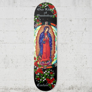 Persoonlijke naam Onze dame van Guadalupe Virgin M Skateboard