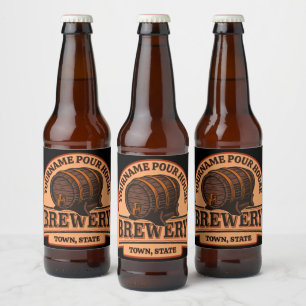 Persoonlijke NAAM Oude Eiken Vat Bierbrouwerij Bier Etiket