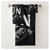 Persoonlijke NAAM Oude Pistool Revolvers Winkelvuu Bad Handdoek