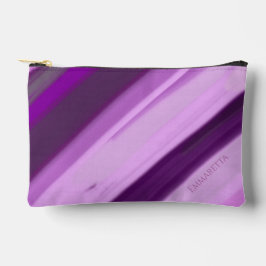 Persoonlijke naam paarse lavendel strepen etui