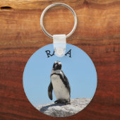 Persoonlijke naam Penguin Sleutelhanger (Voorkant)