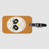 Persoonlijke naam Pickleball Logo Bagagelabel (Voorkant (horizontaal))