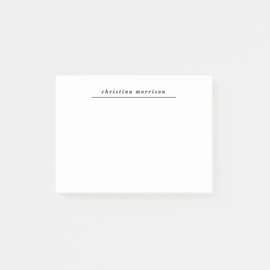 Persoonlijke naam Post it Notes (Voorkant)