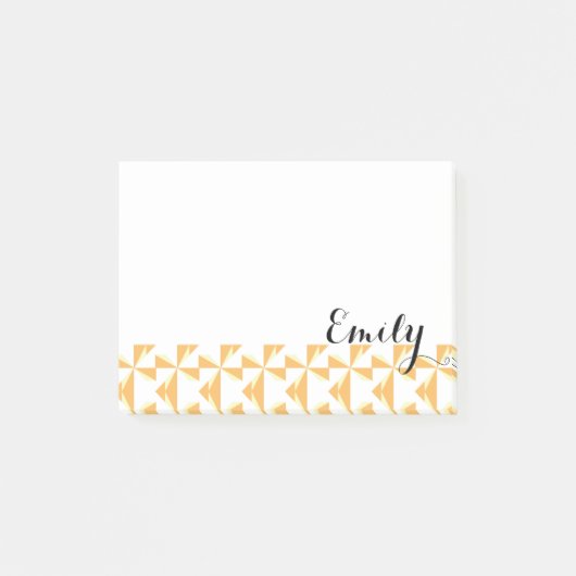 Persoonlijke naam Pumpkin Pinwheels Post-it® Notes (Voorkant)