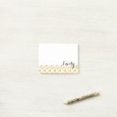 Persoonlijke naam Pumpkin Pinwheels Post-it® Notes (Op bureau)