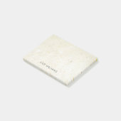 Persoonlijke naam Rustic Boho achtergrond Post-it® Notes (Schuin)