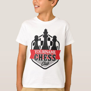 Persoonlijke NAAM Schaker Club Checkmate  T-shirt
