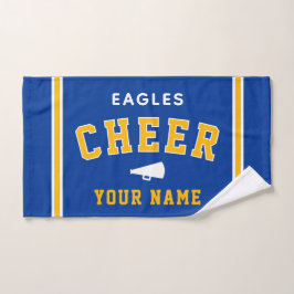 Persoonlijke naam & school cheer towel, teamcadeau handdoek